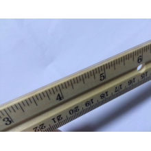 30cm Wooden Ruler with 4 Hole and PP Scale